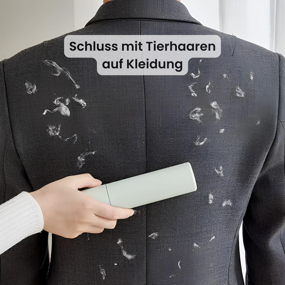 Wiederverwendbarer Fusselroller für Kleidung & Möbel – Tierhaar-Magie