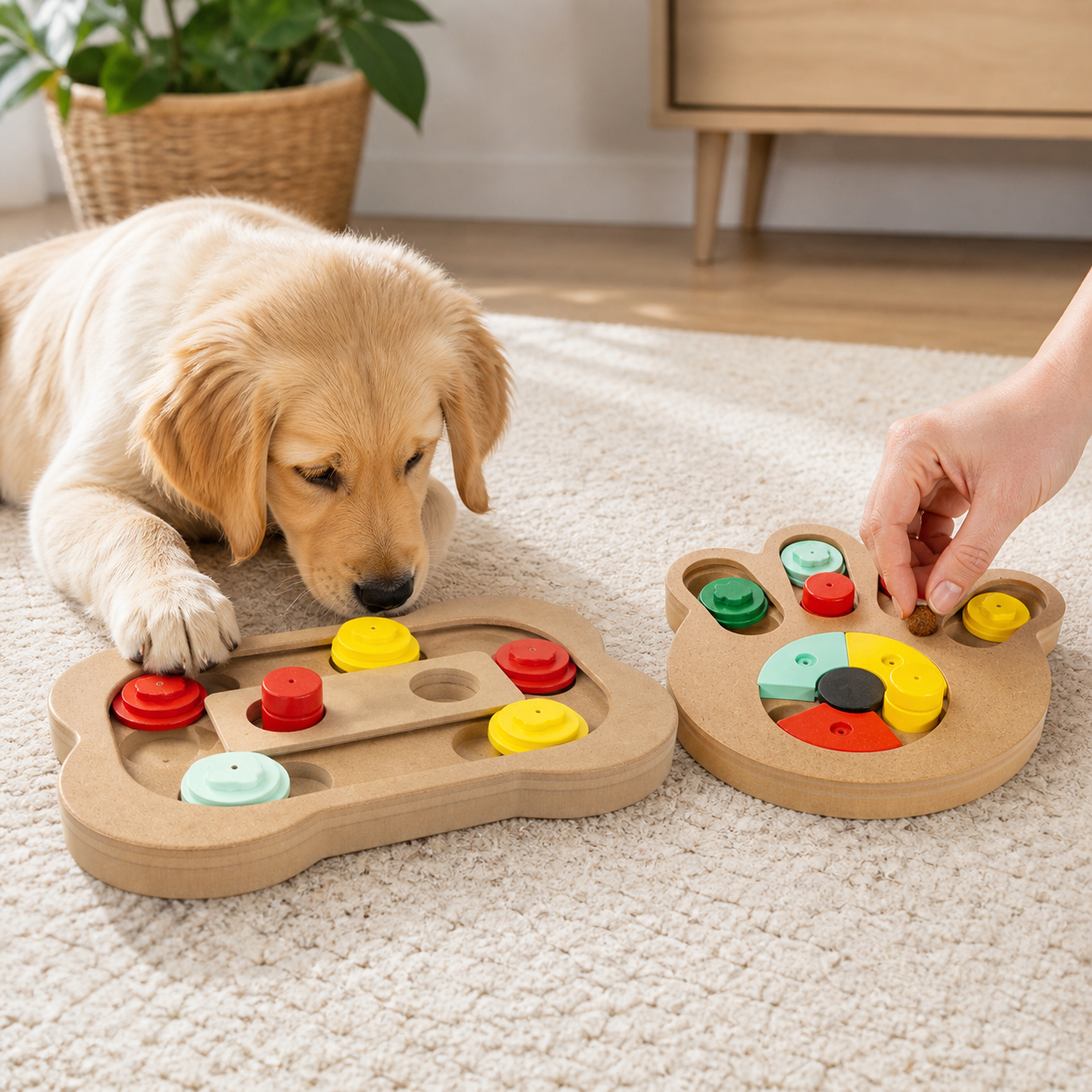 Snack Puzzle Starterset für Hunde – 2 Denkspiele für mehr Beschäftigung