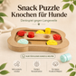 Snack Puzzle Knochen für Hunde – Denkspiel gegen Langeweile