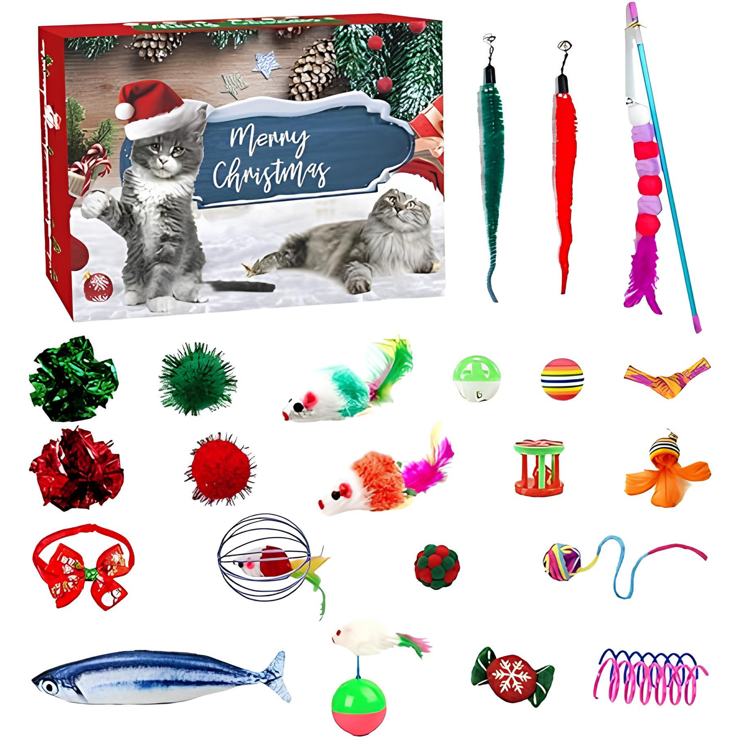 Premium Adventskalender für Katzen